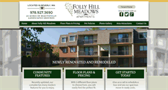 Desktop Screenshot of follyhillapts.com